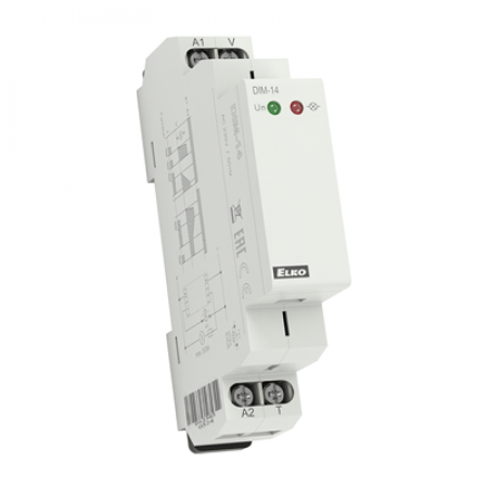 (DIM-14/230V) Регулятор света DIM-14/230V. AC 230 V. идеально подходит для нагрузок L. (диммирует нагрузки R. L. C). ELKO