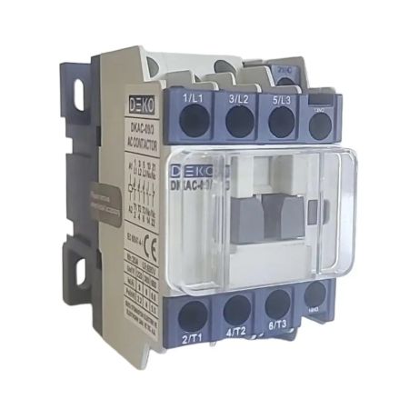 (DKAC3009230AC) Контактор DKAC. Iном.=9 A. 4кВт. 1NO+1NC. 3P. Uкат.=220V AC. Deko Elektrik