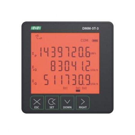 (DMM-5T-3) Анализатор параметров сети DMM-5T-3. щитовой. Modbus-RTU. F&F