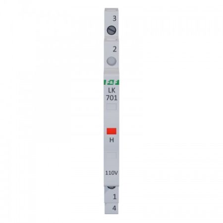 (LK-701R-110V) Индикатор напряжения LK-701R-110V. 110 V+N. красный. F&F