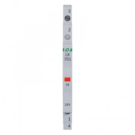 (LK-701R-24V) Индикатор напряжения LK-701R-24V. 12÷48 VAC/12÷60 VDC. зеленый. F&F