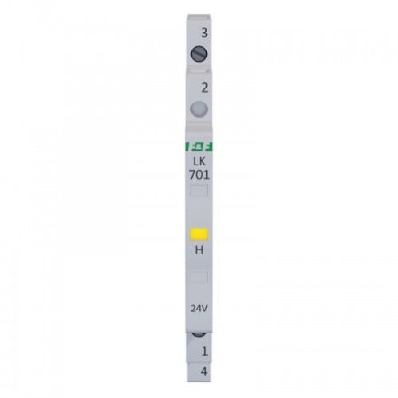 (LK-701Y) Индикатор напряжения LK-701Y. 12÷48 V AC / 12÷60 V DC. желтый. F&F