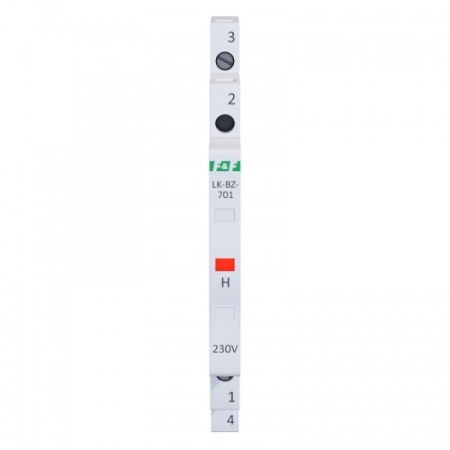 (LK-BZ-701R) Индикатор напряжения LK-BZ-701R. 230 V+N. красный. F&F