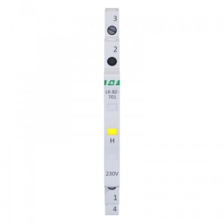 (LK-BZ-701Y) Индикатор напряжения LK-BZ-701Y. 230 V+N. желтый. F&F