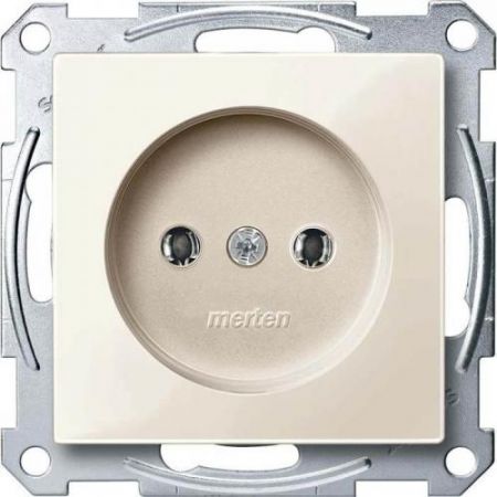 MTN2001-0344 (MTN2001-0344) Механизм розетки без заземления Merten. 2 полюса. 16А. бежевый. Schneider Electric
