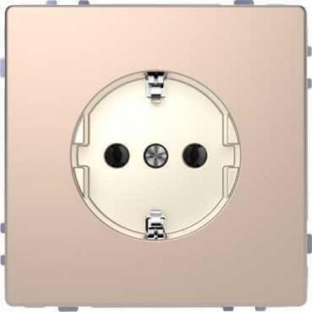 MTN2301-6051 (MTN2301-6051) Розетка з/к без шторок Merten D-Life. шампань. Schneider Electric