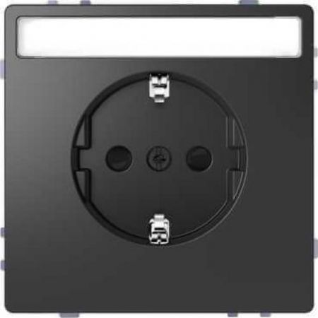 MTN2302-6034 (MTN2302-6034) Розетка з/к с полем для надписи Merten D-Life. антрацит. Schneider Electric