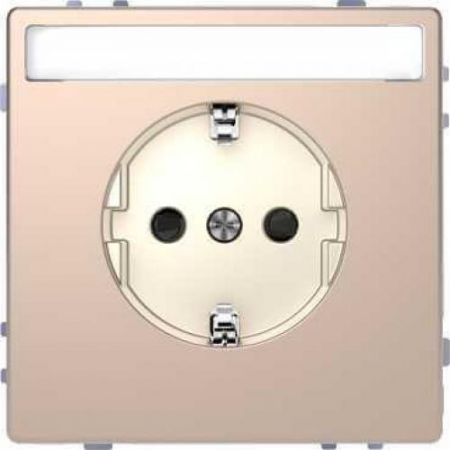 MTN2302-6051 (MTN2302-6051) Розетка з/к с полем для надписи Merten D-Life. шампань. Schneider Electric