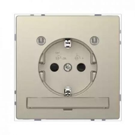 MTN2304-6033 (MTN2304-6033) Розетка с з/к и LED модулем Merten D-Life. сахара. Schneider Electric