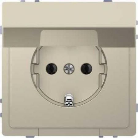 MTN2310-6033 (MTN2310-6033) Розетка з/к и крышкой Merten D-Life. сахара. Schneider Electric