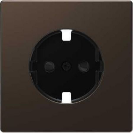 MTN2330-6052 (MTN2330-6052) Лицевая панель для розетки со шторками Merten D-Life. мокко. Schneider Electric