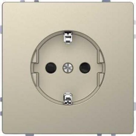 MTN2400-6033 (MTN2400-6033) Розетка з/к со шторками. винтовой зажим Merten D-Life. сахара. Schneider Electric