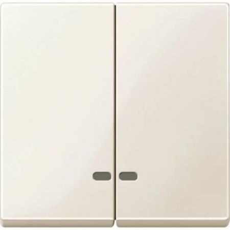 MTN3420-0344 (MTN3420-0344) Двойная клавиша с окошком для световой индикации Merten System M. бежевый. Schneider Electric