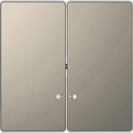 MTN3420-6050 (MTN3420-6050) Клавиша двойная с LED-индикацией Merten D-Life. никель. Schneider Electric