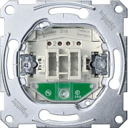MTN3606-0000 (MTN3606-0000) Механизм 1-клавишного переключателя с индикацией Merten System M. 1 полюс. 16А. Schneider Electric