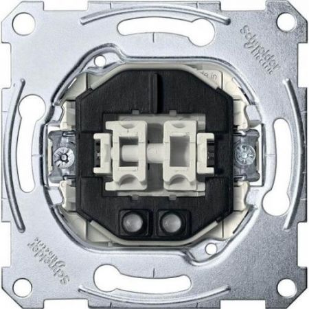 MTN3635-0000 (MTN3635-0000) 2-клавишный механизм выключателя с подсветкой Merten System M. 1 полюс. 16А. Schneider Electric