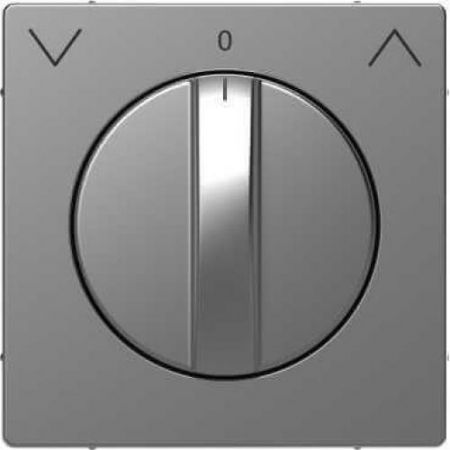 MTN3875-6036 (MTN3875-6036) Лицевая панель для поворотного механизма роллет Merten D-Life. нержавеющая сталь. Schneider Electric