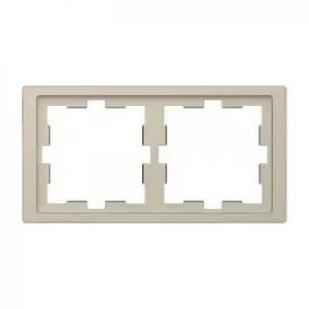 MTN4020-6533 (MTN4020-6533) Рамка 2-постовая Merten D-Life. сахара. Schneider Electric