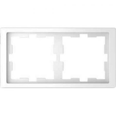 MTN4020-6535 (MTN4020-6535) Рамка 2-постовая Merten D-Life. белый лотос. Schneider Electric