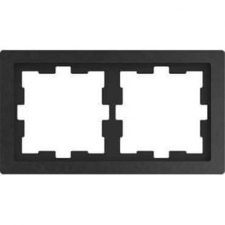 MTN4020-6547 (MTN4020-6547) Рамка 2-постовая Merten D-Life. базальт. Schneider Electric