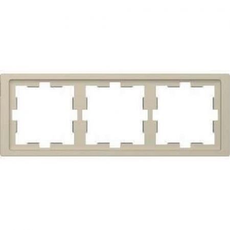 MTN4030-6533 (MTN4030-6533) Рамка 3-постовая Merten D-Life. сахара. Schneider Electric