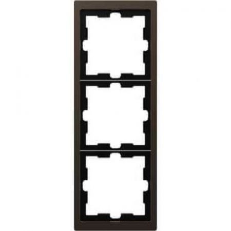 MTN4030-6552 (MTN4030-6552) Рамка 3-постовая Merten D-Life. мокко. Schneider Electric