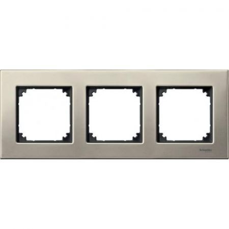 MTN403305 (MTN403305) Рамка 3-постовая Merten M-Elegance Металл. титан. Schneider Electric