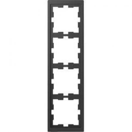 MTN4040-6534 (MTN4040-6534) Рамка 4-постовая Merten D-Life. антрацит. Schneider Electric