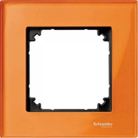 MTN404102 (MTN404102) Рамка 1-постовая Merten M-Elegance Стекло. кальцит. Schneider Electric