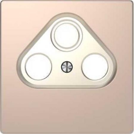 MTN4123-6051 (MTN4123-6051) Лицевая панель для TV розетки Merten D-Life. шампань. Schneider Electric