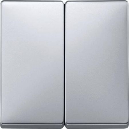 MTN412560 (MTN412560) Двойная клавиша выключателя Merten System Design. алюминий. Schneider Electric