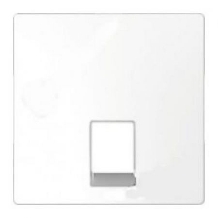 MTN4215-6035 (MTN4215-6035) Лицевая панель для телефонной розетки Merten D-Life. белый лотос. Schneider Electric