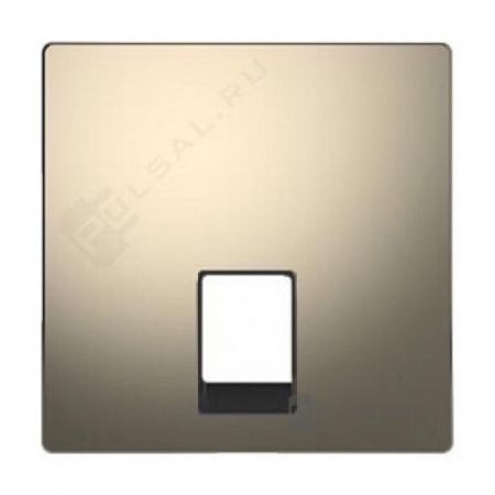 MTN4215-6050 (MTN4215-6050) Лицевая панель для телефонной розетки Merten D-Life. никель. Schneider Electric