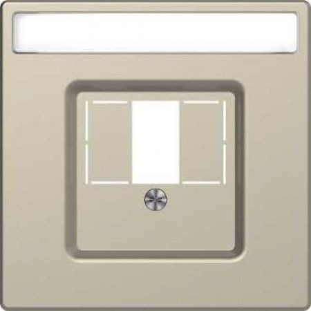 MTN4250-6033 (MTN4250-6033) Пластиковая центральная плата для TAE/Audio/USB с полем для надписи. Schneider Electric