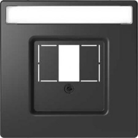MTN4250-6034 (MTN4250-6034) Пластиковая центральная плата для TAE/Audio/USB с полем для надписи. Schneider Electric