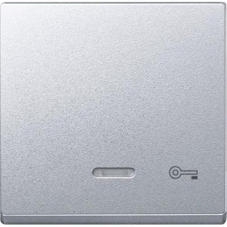 MTN430760 (MTN430760) Клавиша с окошком для световой индикации и пиктограммой «ключ» Merten System M. алюминий. Schneider Electric
