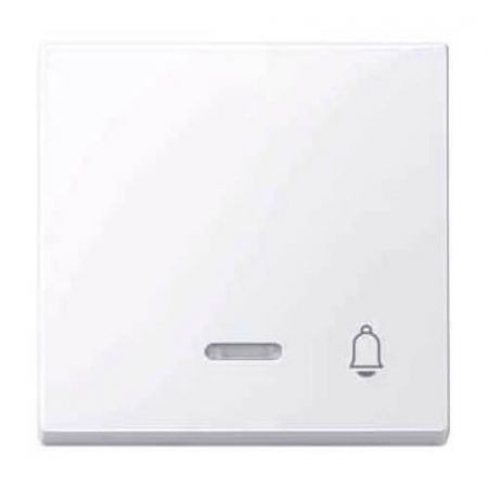 MTN435825 (MTN435825) Клавиша с окошком для световой индикации и пиктограммой «звонок» Merten System M. белый. Schneider Electric