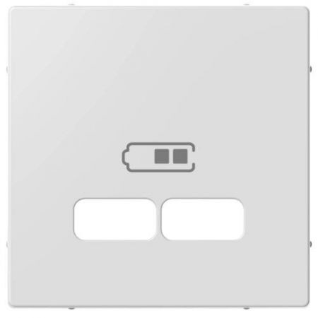 MTN4367-0325 (MTN4367-0325) Накладка для USB-розетки (2 разъёма). белый. Schneider Electric