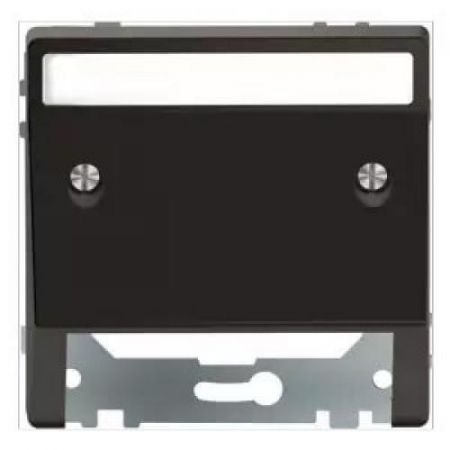 MTN4540-6034 (MTN4540-6034) Лицевая панель с наклоном для коммуникационных розеток Merten D-Life. антрацит. Schneider Electric