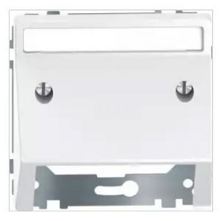 MTN4540-6035 (MTN4540-6035) Лицевая панель с наклоном для коммуникационных розеток Merten D-Life. белый лотос. Schneider Electric