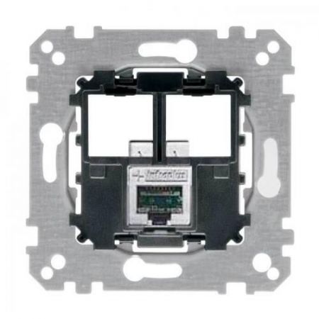 MTN4576-0021 (MTN4576-0021) Механизм компьютерной розетки RJ45 кат. 6 STP. Schneider Electric