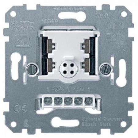 MTN568099 (MTN568099) Механизм универсального светорегулятора двойной Merten System M. 2 x 50-200ВА. Schneider Electric
