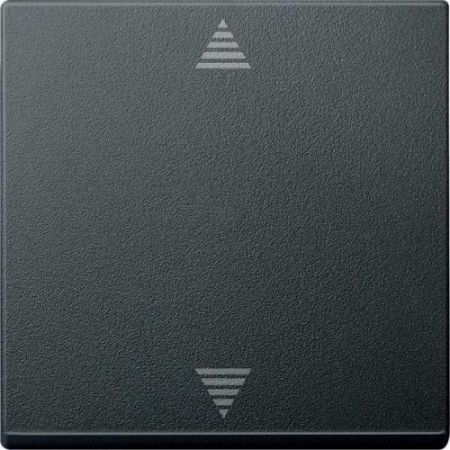 MTN586314 (MTN586314) Кнопочный выключатель для жалюзи с функцией памяти и с подключением датчика Merten System M. антрацит. Schneider Electric