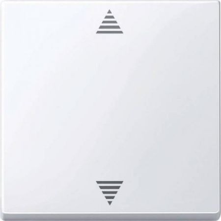 MTN587925 (MTN587925) Кнопочный выключатель для жалюзи с функцией памяти и с подключением датчика Merten System M. белый. Schneider Electric