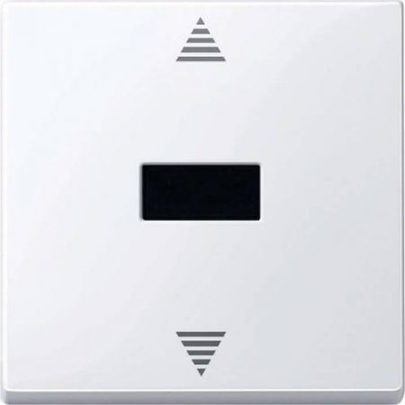MTN588019 (MTN588019) Кнопочный выключатель для жалюзи с ИК-приемником и подключением датчика Merten System M. полярно-белый. Schneider Electric