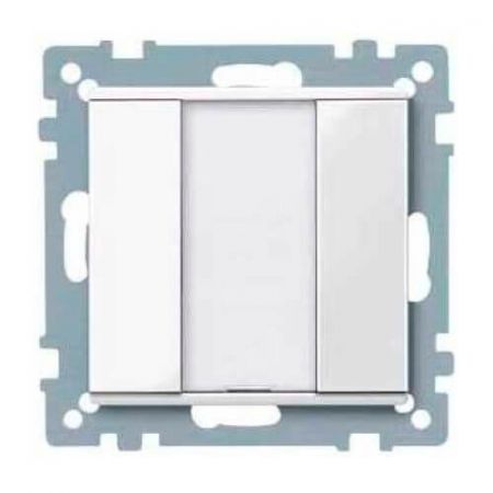MTN617119 (MTN617119) 1-кнопочный выключатель KNX plus Merten System M. полярно-белый. Schneider Electric