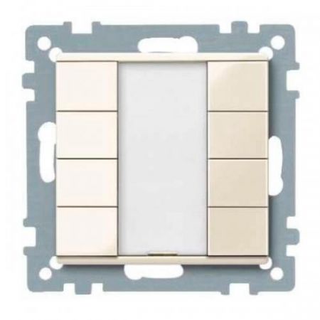 MTN617444 (MTN617444) 4-кнопочный выключатель KNX plus Merten System M. бежевый. Schneider Electric