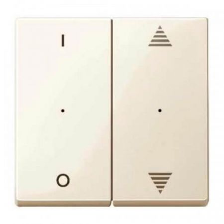 MTN619544 (MTN619544) Клавиша для модуля 2-кнопочного выключателя KNX с символами I/0 и вверх/вниз Merten System M. бежевый. Schneider Electric