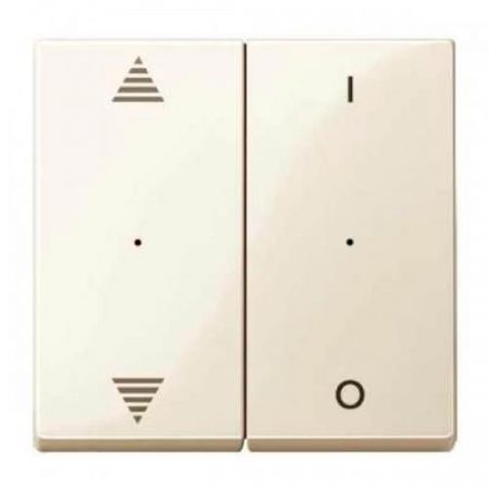 MTN619644 (MTN619644) Клавиша для модуля 2-кнопочного выключателя KNX с символами I/0 и вверх/вниз Merten System M. бежевый. Schneider Electric