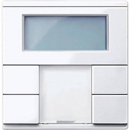 MTN6212-0325 (MTN6212-0325) 2-кнопочный выключатель с терморегулятором KNX plus Merten System M. белый. Schneider Electric
